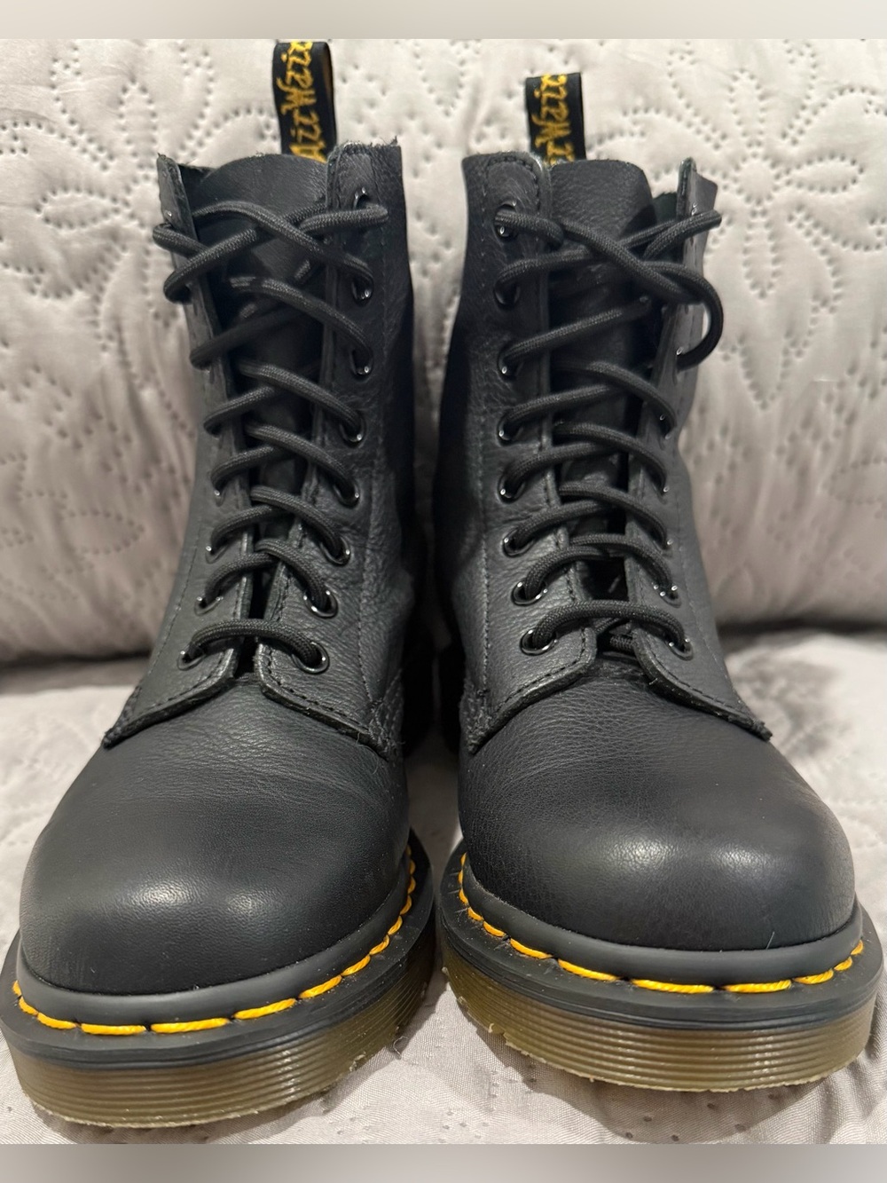 Dr. Martens 1460 Pascal Black Leather 8-Eye Boots Women’s Size 7